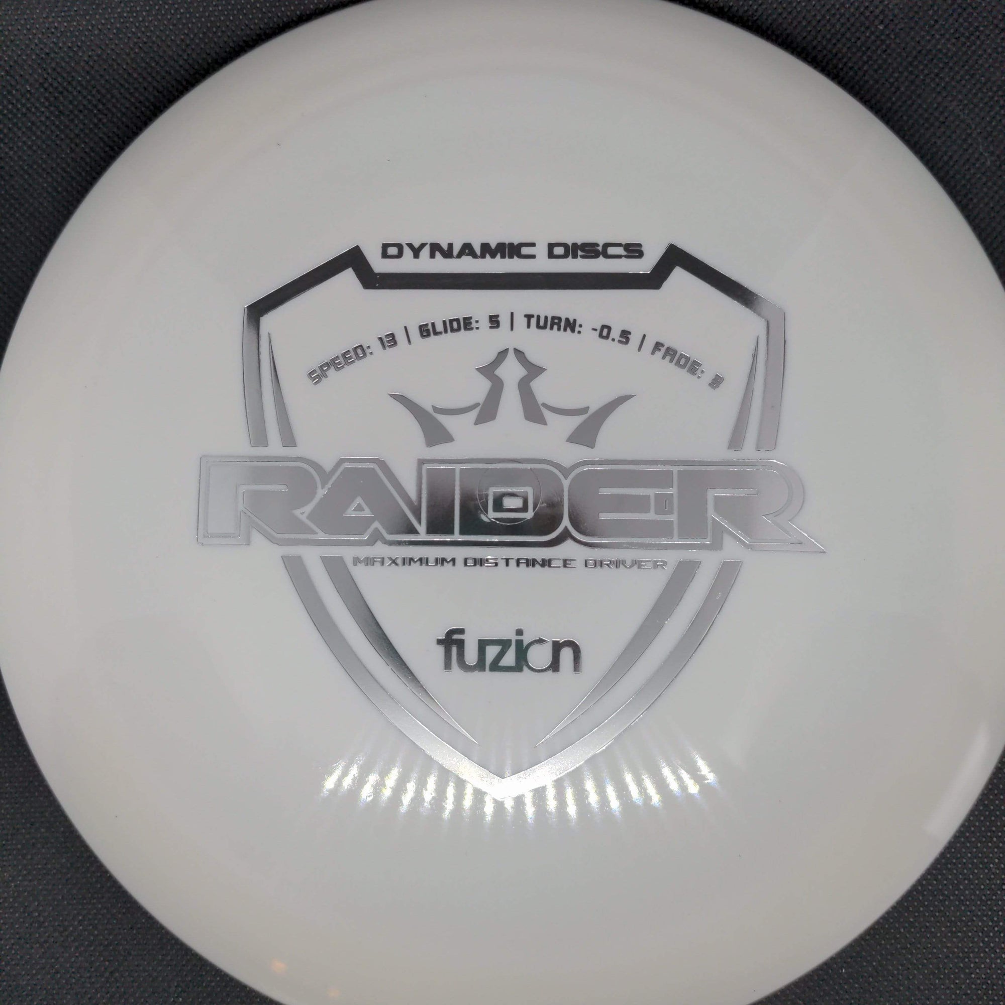 Dynamic Discs Distance Driver Pink, Green Stamp 173g Fuzion Raider