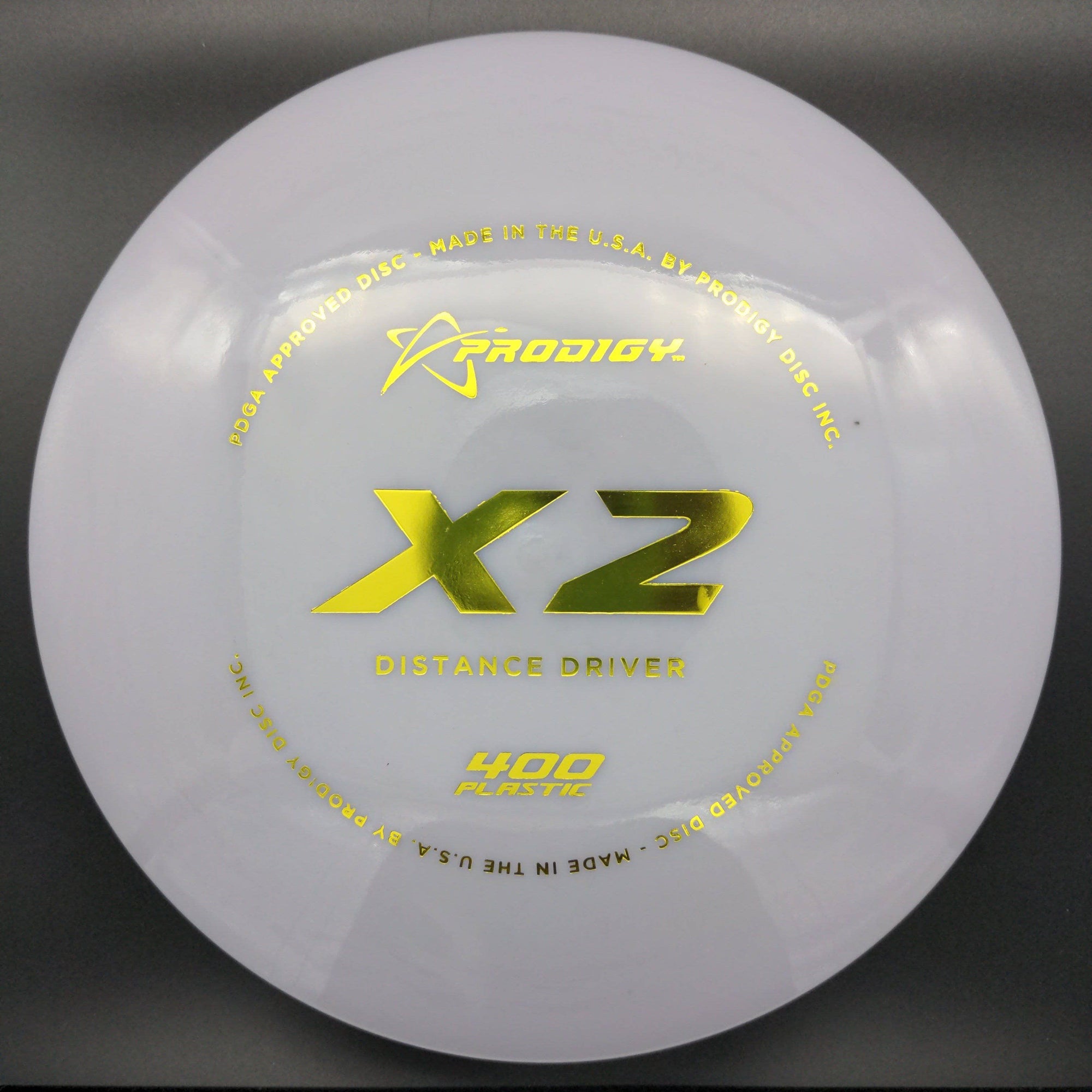 Prodigy Distance Driver X2, 400 Plastic