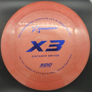 Prodigy Distance Driver X3, 500 Plastic