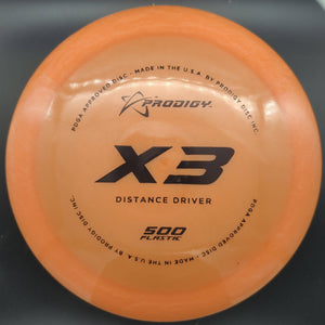 Prodigy Distance Driver X3, 500 Plastic