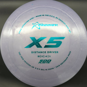 Prodigy Distance Driver X5, 500 Plastic