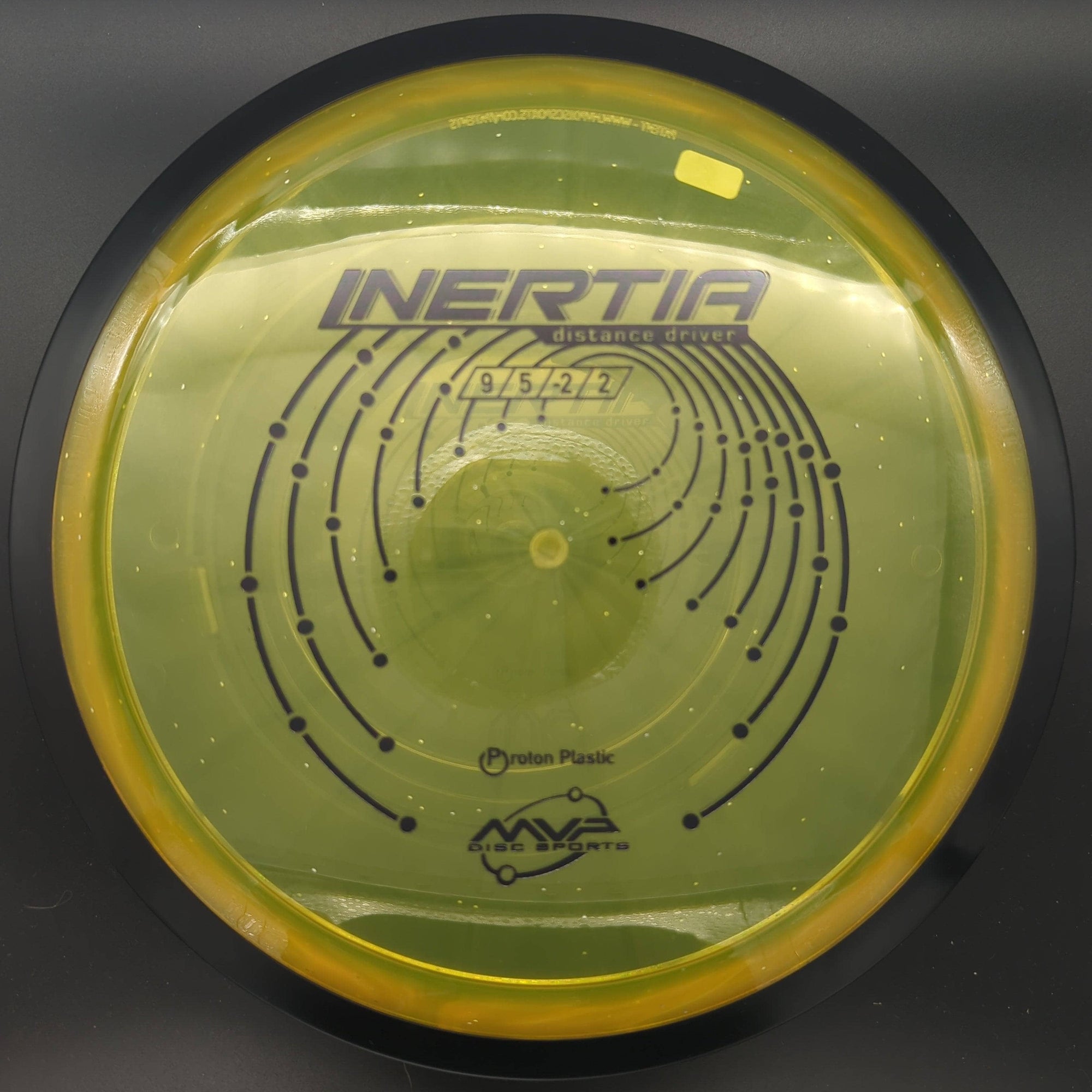 MVP Distance Driver Yellow 175g Metal Flake! Proton Inertia