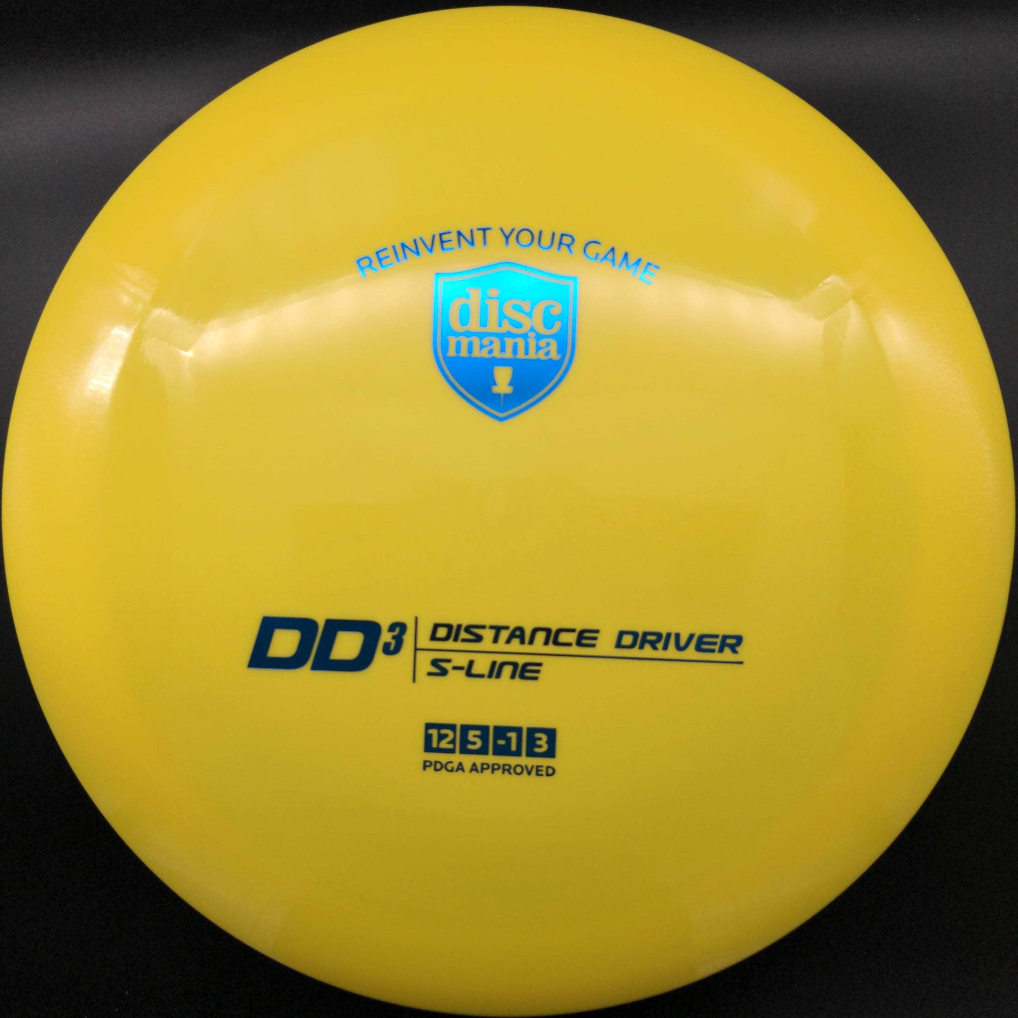 Discmania Distance Driver Yellow Blue Stamp 175g DD3, S-Line