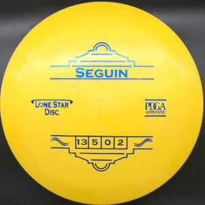 Lone Star Discs Distance Driver Yellow Blue Stamp 175g Seguin, Bravo Plastic