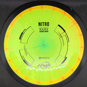 MVP Distance Driver Yellow/Green Black Rim 166g Neutron Nitro