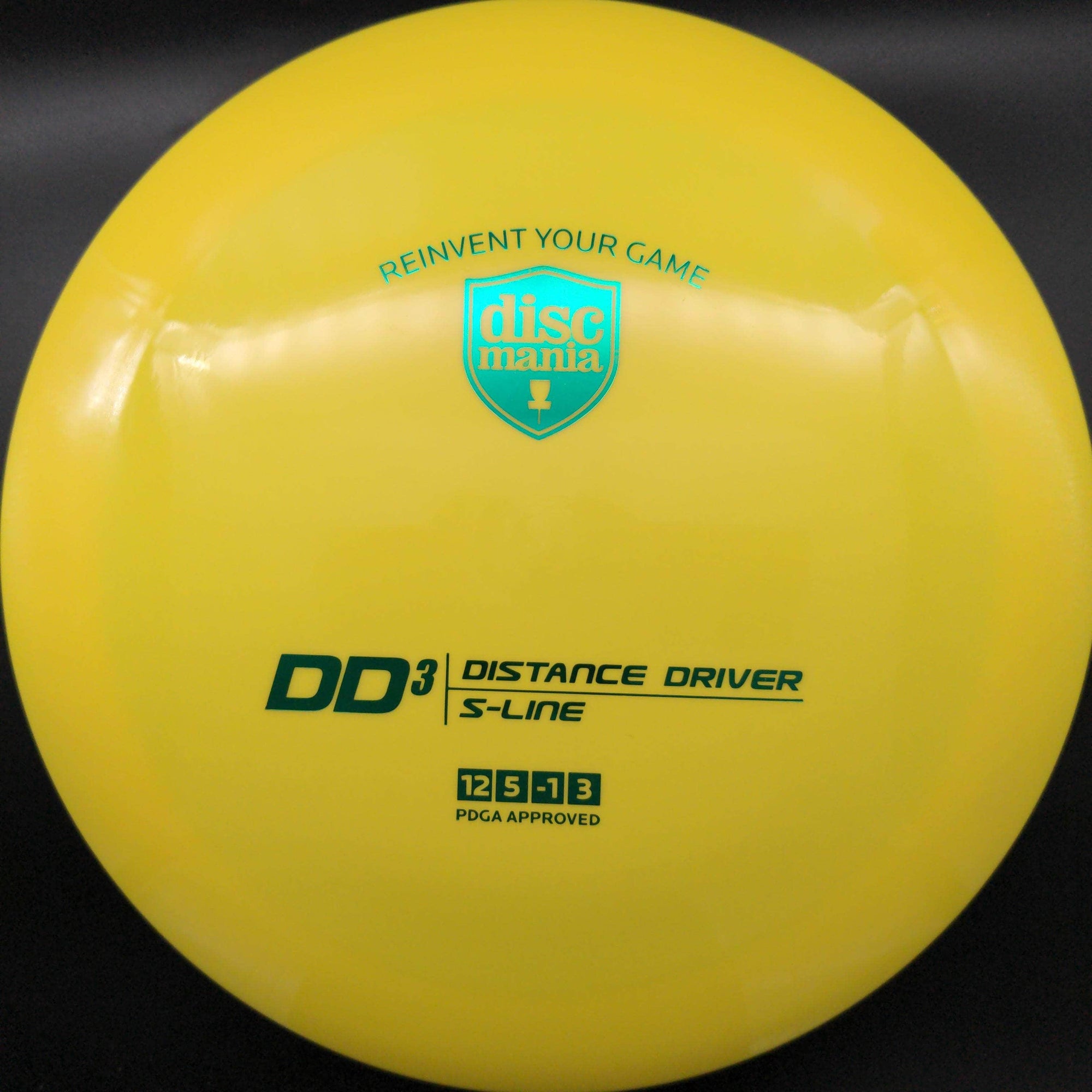Discmania Distance Driver Yellow Green Stamp 172g DD3, S-Line