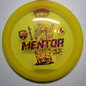 Discmania Distance Driver Yellow Red Shatter Stamp 163g Active Premium Mentor
