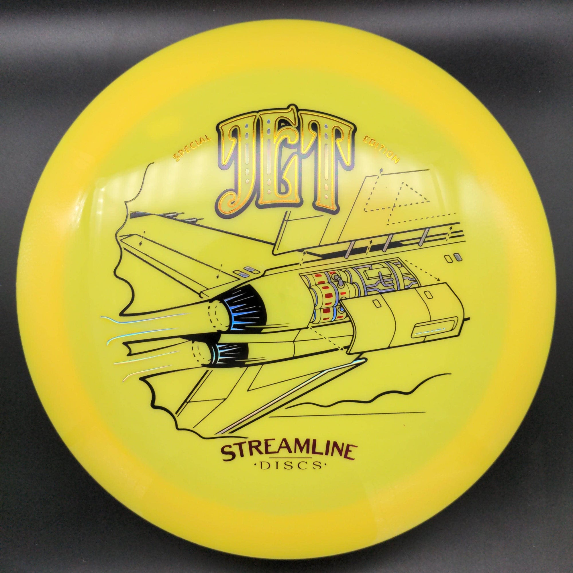 MVP Distance Driver Yellow Red Stamp 166g Jet Neutron, Special Edition