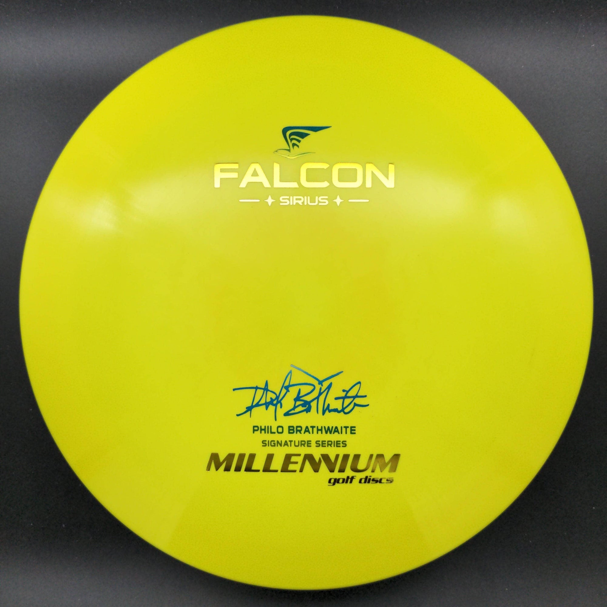 Millennium Discs Distance Driver Yellow Sun Rise Stamp 175g Falcon, Sirius - Philo Brathwaite