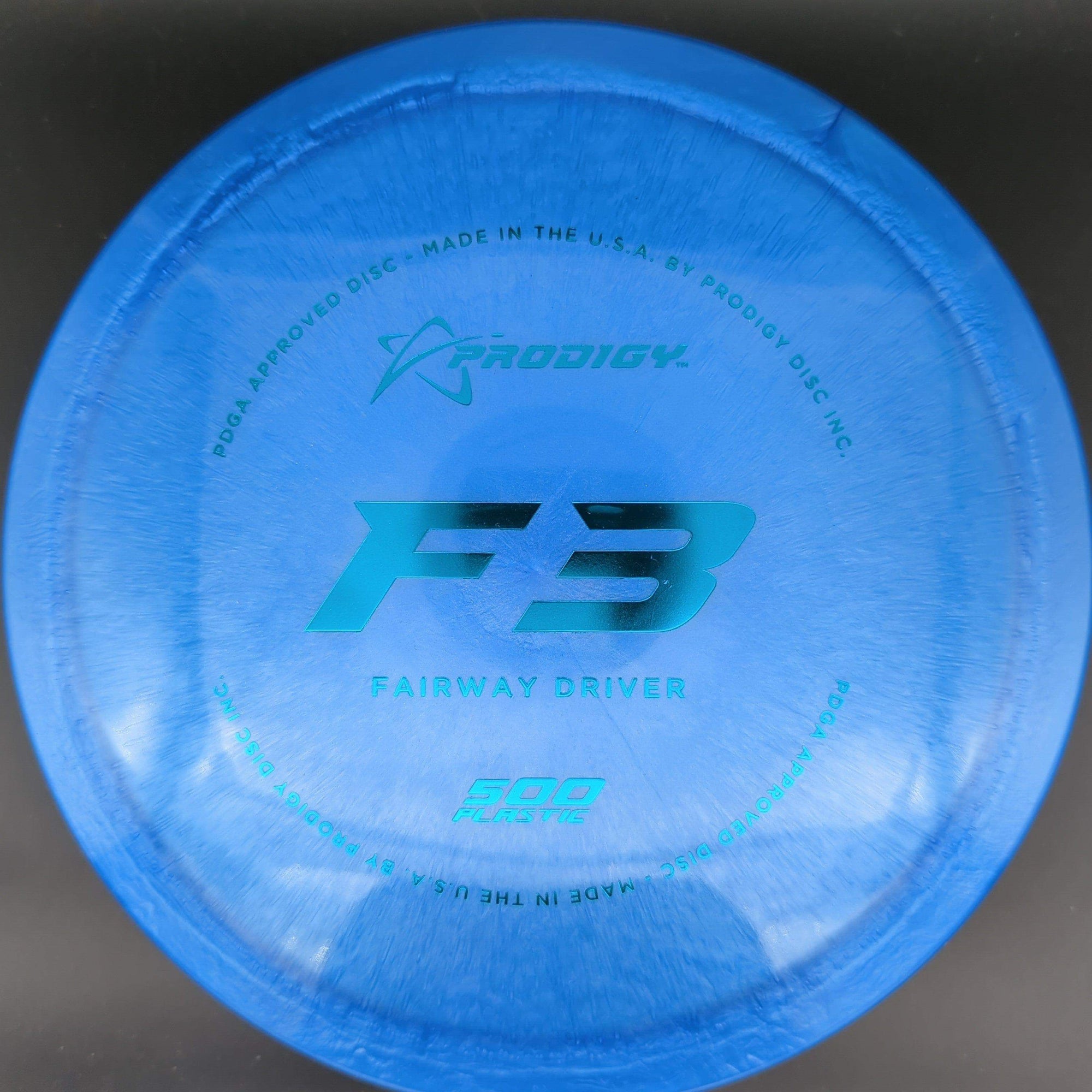 Prodigy Fairway Driver Blue Blue Stamp 174g F3, 500 Plastic