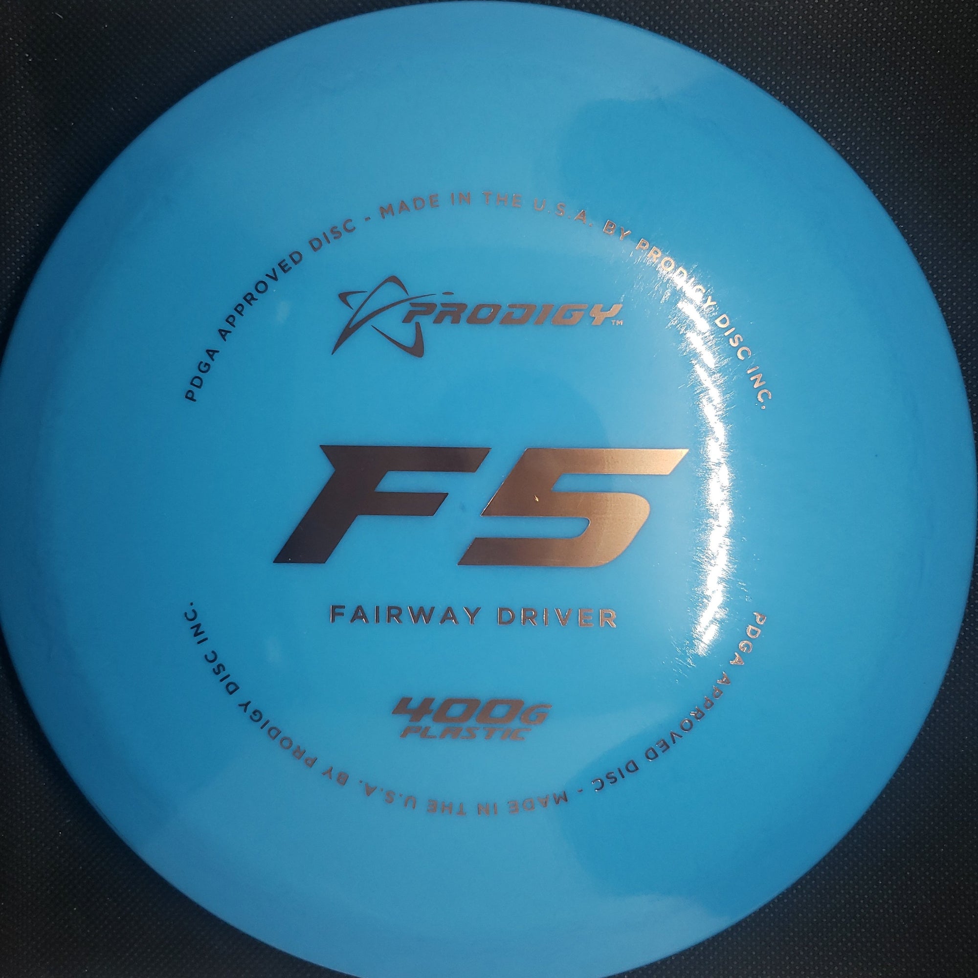 Prodigy Fairway Driver Blue Copper Stamp 176g F5, 400g Plastic