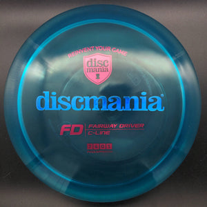 Discmania Fairway Driver Blue Red Stamp Blue Holo Bar Stamp 176g FD, C-Line Plastic
