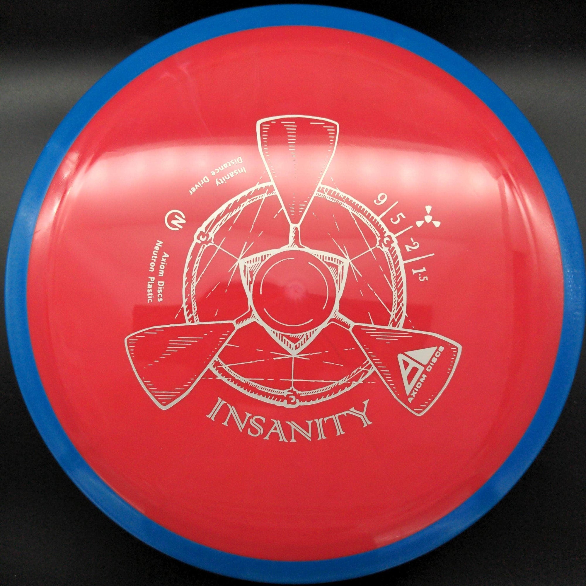 MVP Fairway Driver Blue Rim Red Plate 170g Insanity, Neutron Plastic