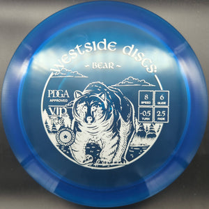 Westside Discs Fairway Driver Blue White Stamp 176g Bear, VIP-Ice,  First Run