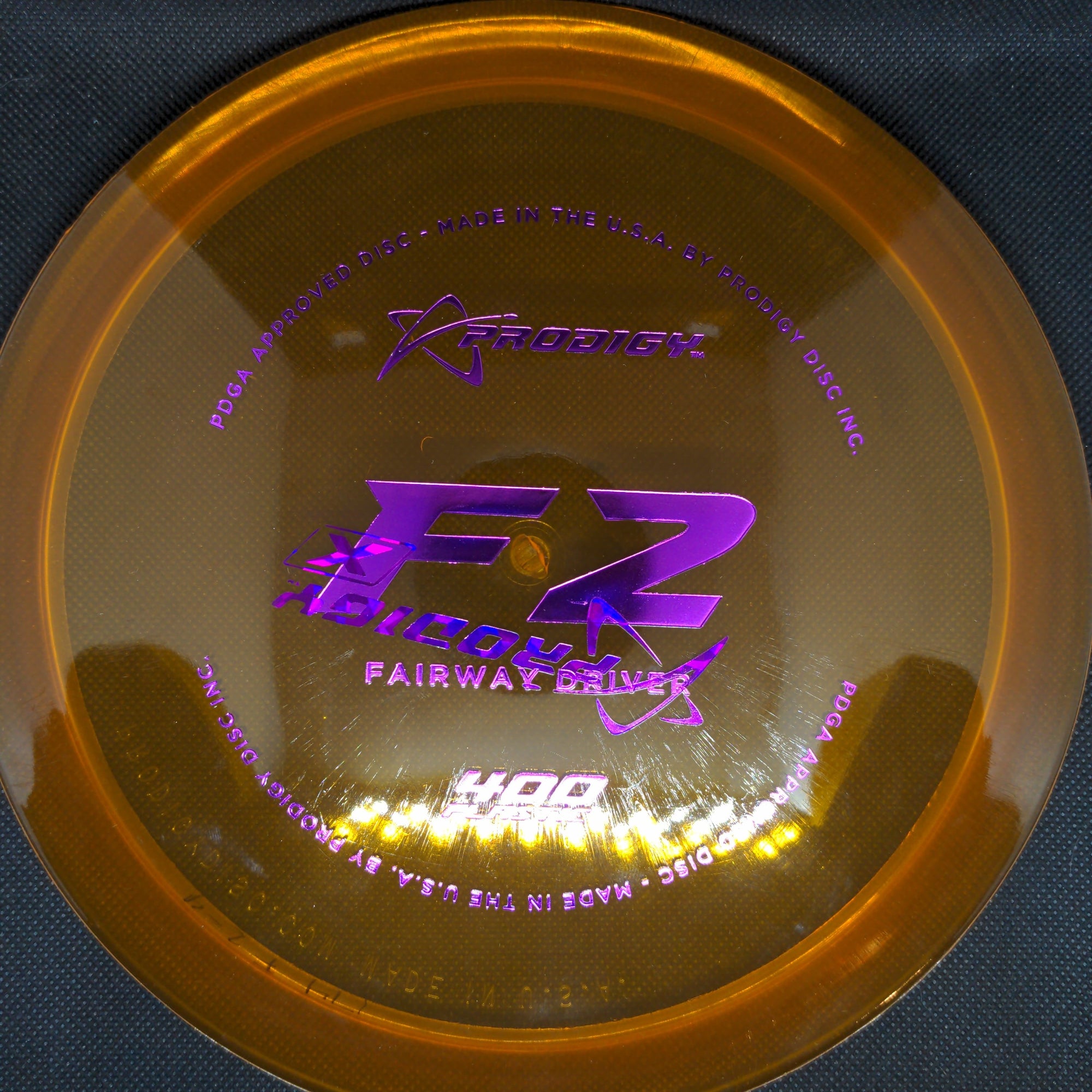 Prodigy Fairway Driver F2 400 Plastic