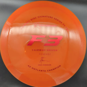 Prodigy Fairway Driver F3, 400 Plastic, Isaac Robinson, 2022 Signature Series