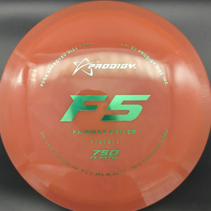 Prodigy Fairway Driver F5, 750 plastic