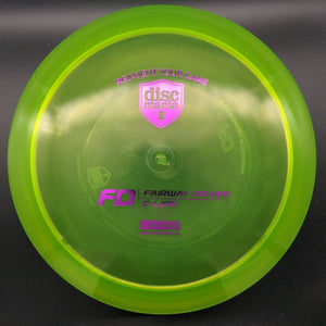 Discmania Fairway Driver Green Purple Stamp 176g 2 FD, C-Line Plastic