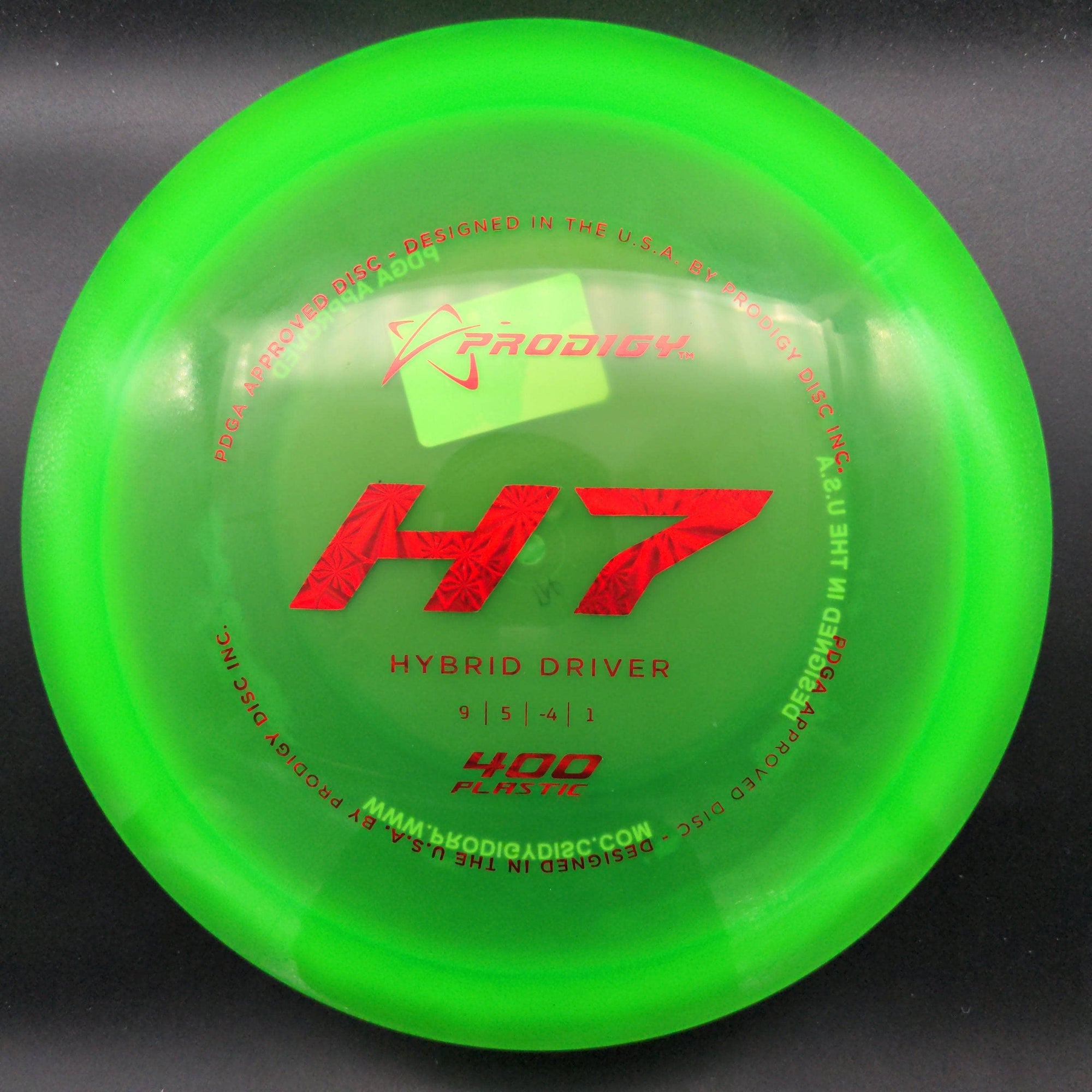 Prodigy Fairway Driver Pink Green Glitter Stamp 174g H7, 400 Plastic