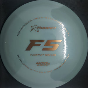 Prodigy Fairway Driver Grey Copper Stamp 173g F5, 400g Plastic