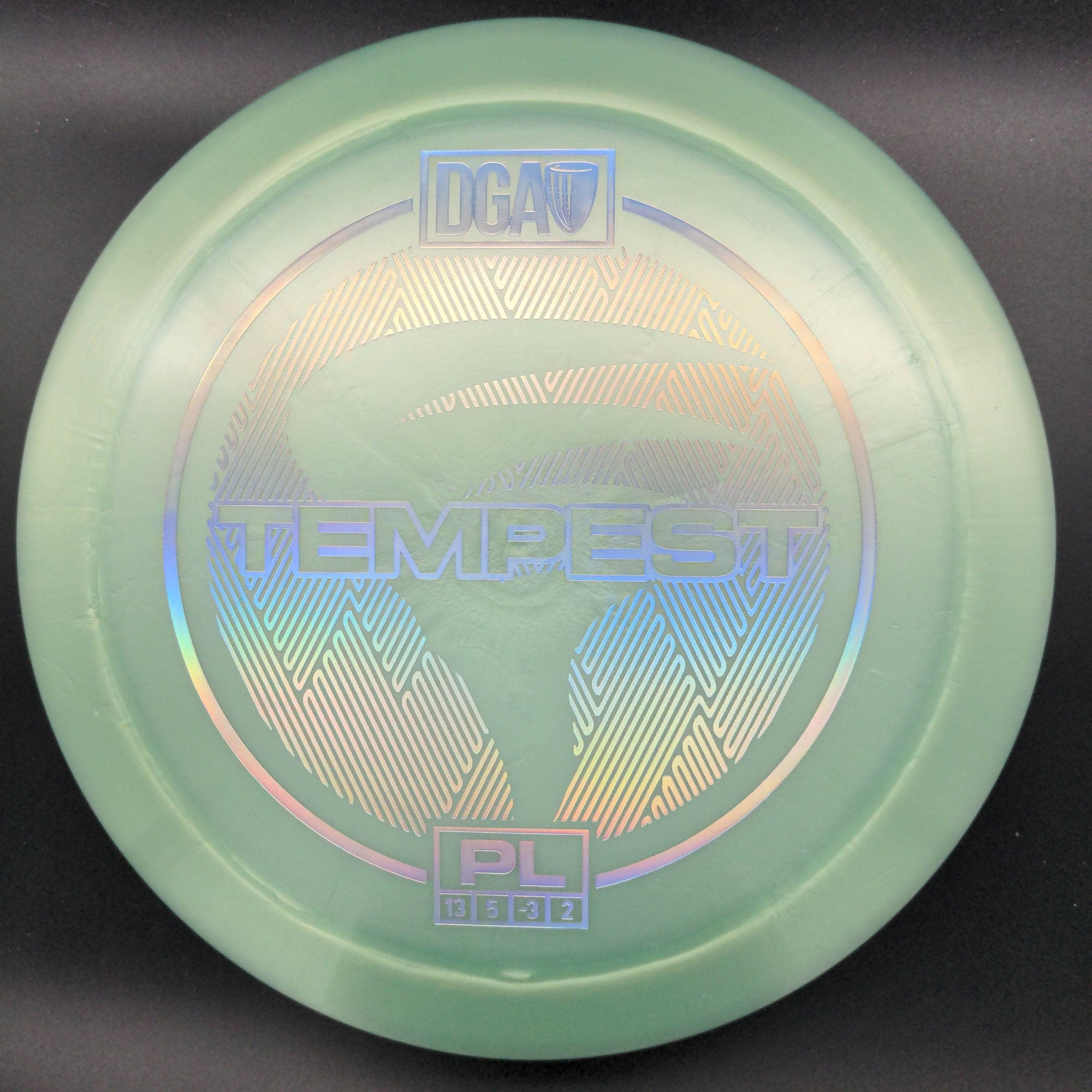 DGA Fairway Driver Light Green Silver Holo Stamp 173g Tempest, Pro Line Plastic