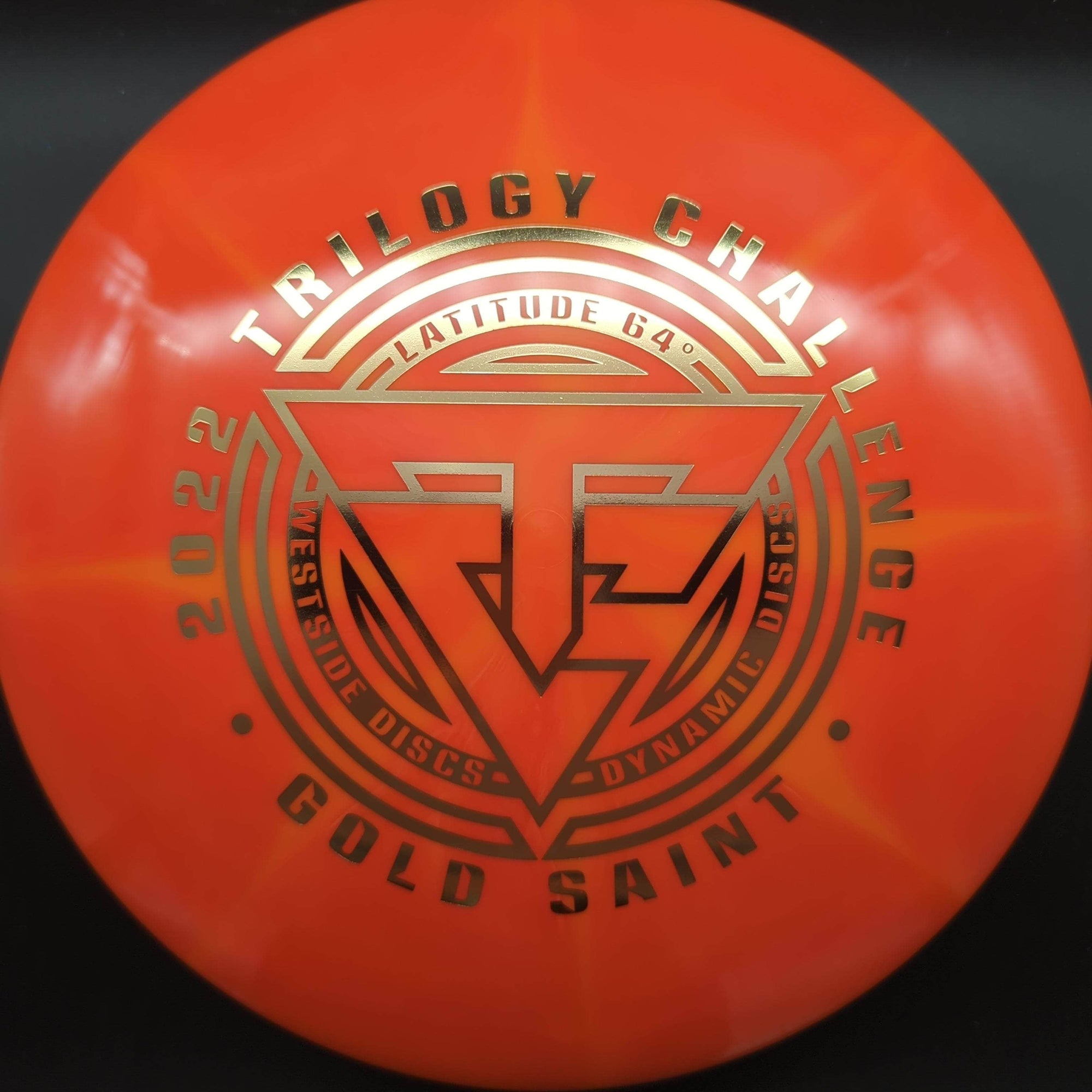 Latitude 64 Fairway Driver Orange Gold Stamp 169g Saint, Gold Burst, Trilogy Challenge 2022