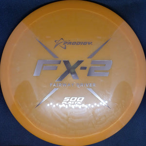 Prodigy Fairway Driver Orange Gold Stamp 174g FX2 , 500 Plastic