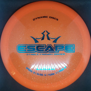 Dynamic Discs Fairway Driver Orange Green Stamp 175g Lucid Escape