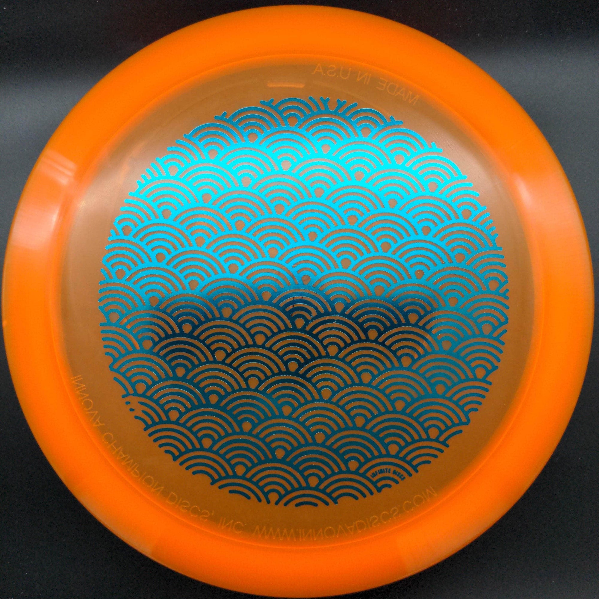 Infinite Discs Fairway Driver Orange Teal Stamp 173-175g X-Out Dynasty, C-Blend