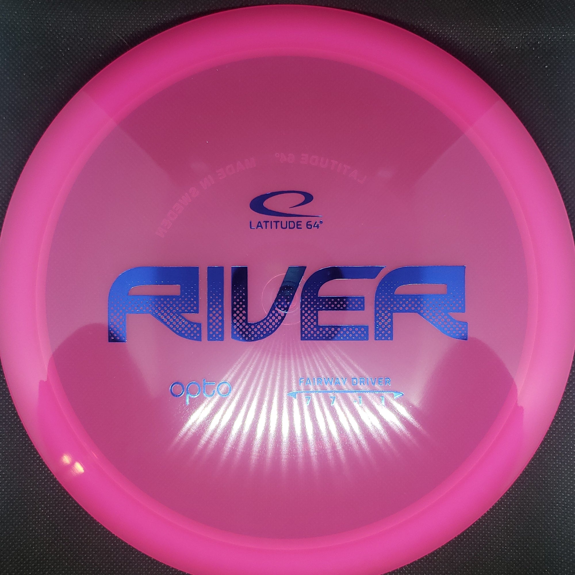 Latitude 64 Fairway Driver Pink Blue Foil Stamp 163g Opto River