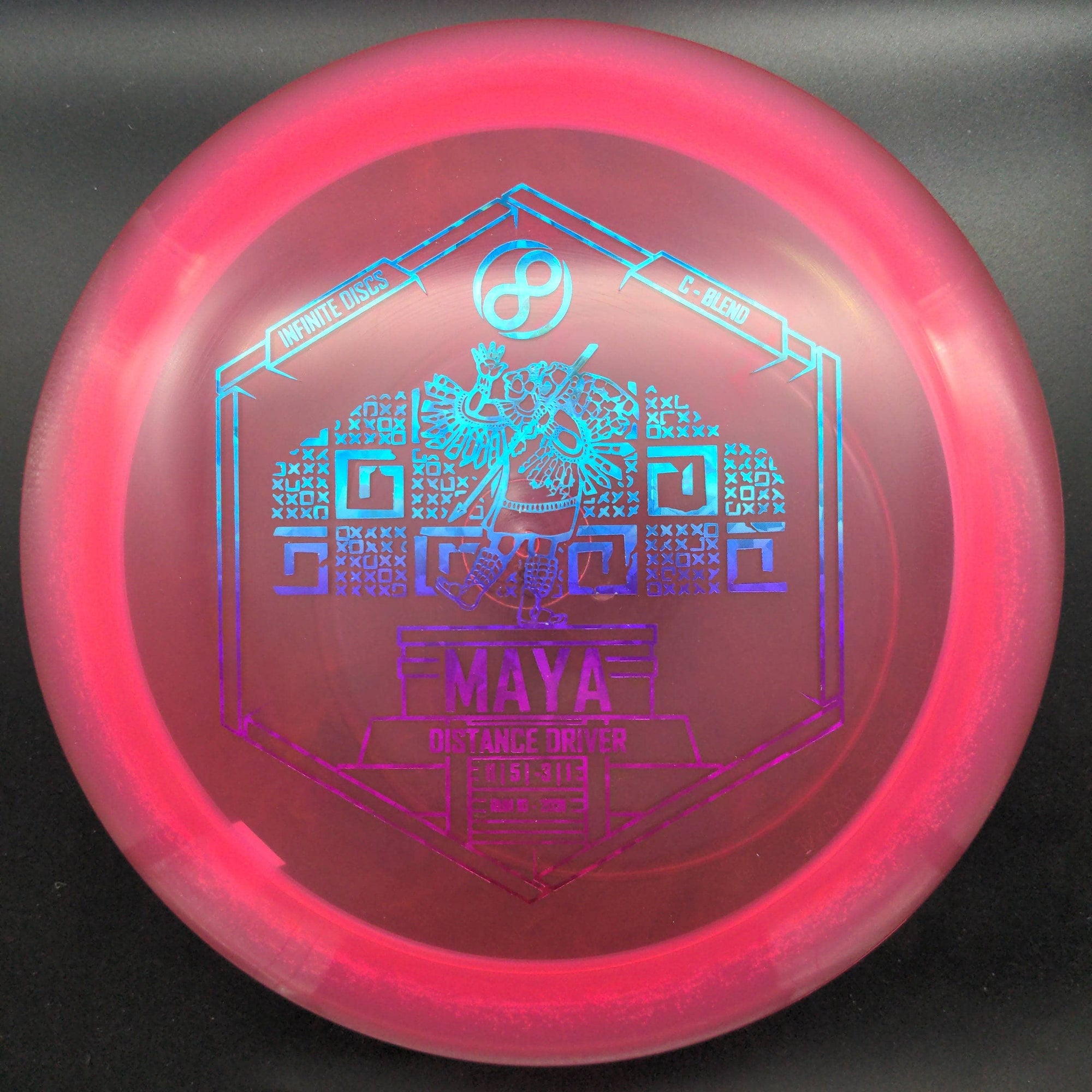 Infinite Discs Fairway Driver Pink Purple/Blue Stamp 175g Maya, C-Blend