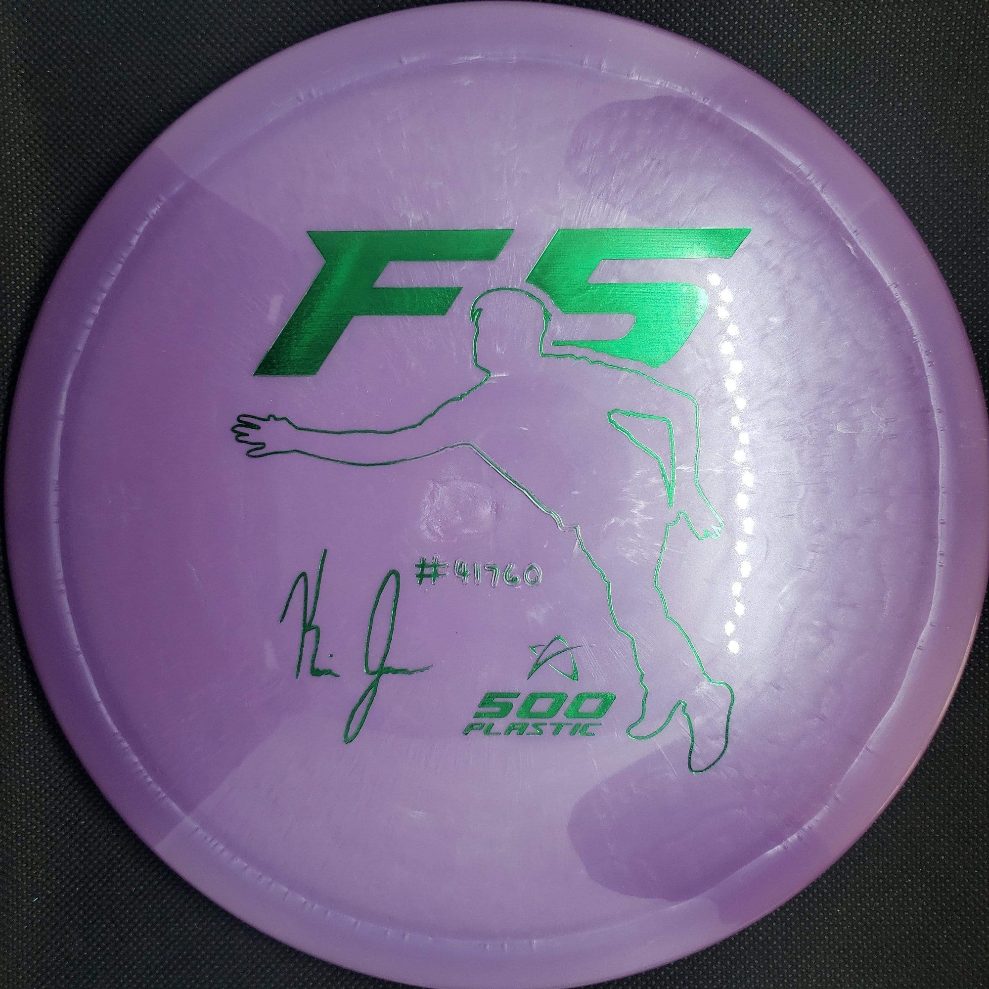 Prodigy Fairway Driver Purple 176g F5 500 Plastic, Kevin Jones, Signature Series