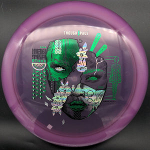 Thought Space Athletics Fairway Driver Purple Green/Silver Stamp 175g Mantra, Ethos Plastic