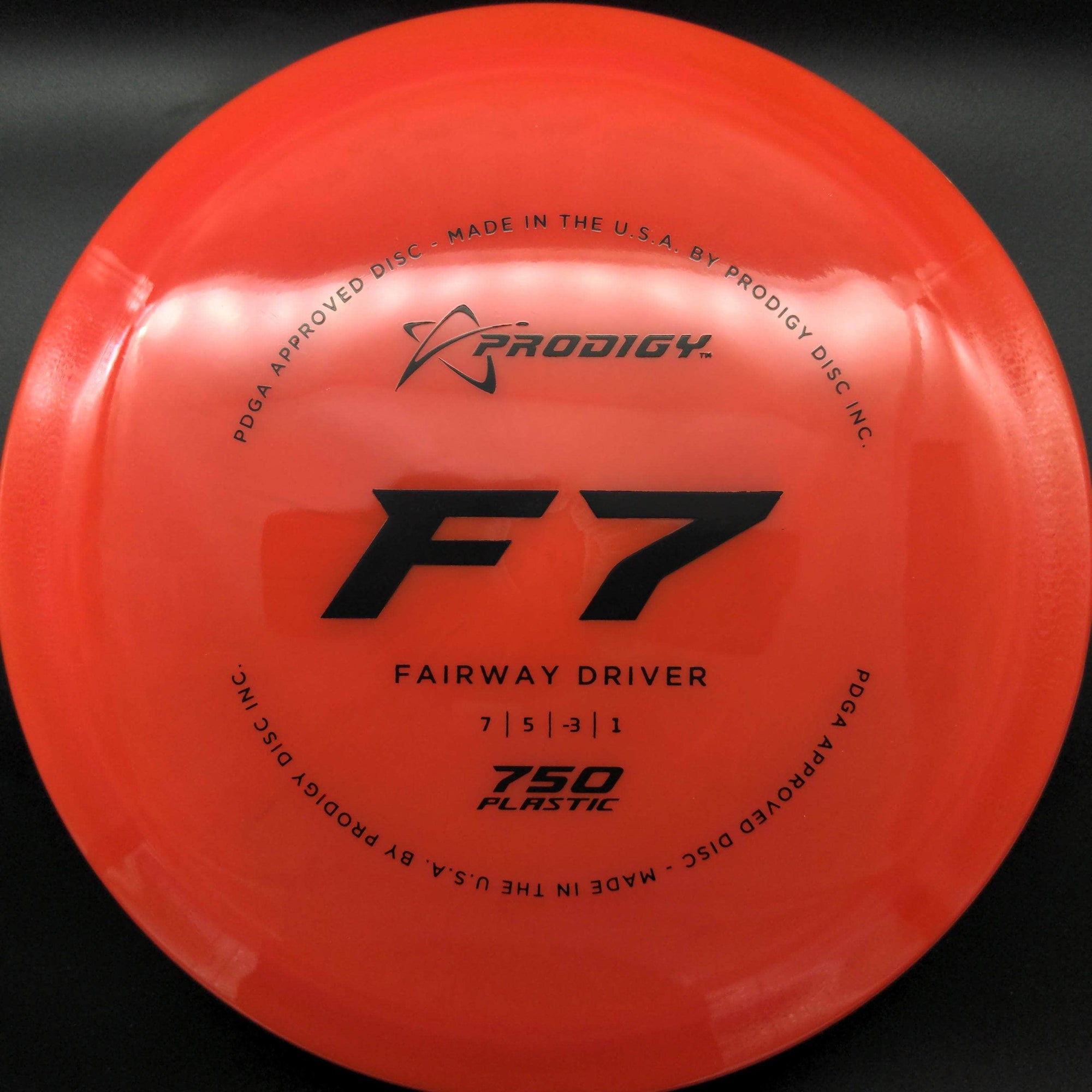 Prodigy Fairway Driver Red Black Stamp 171g F7 750 Plastic