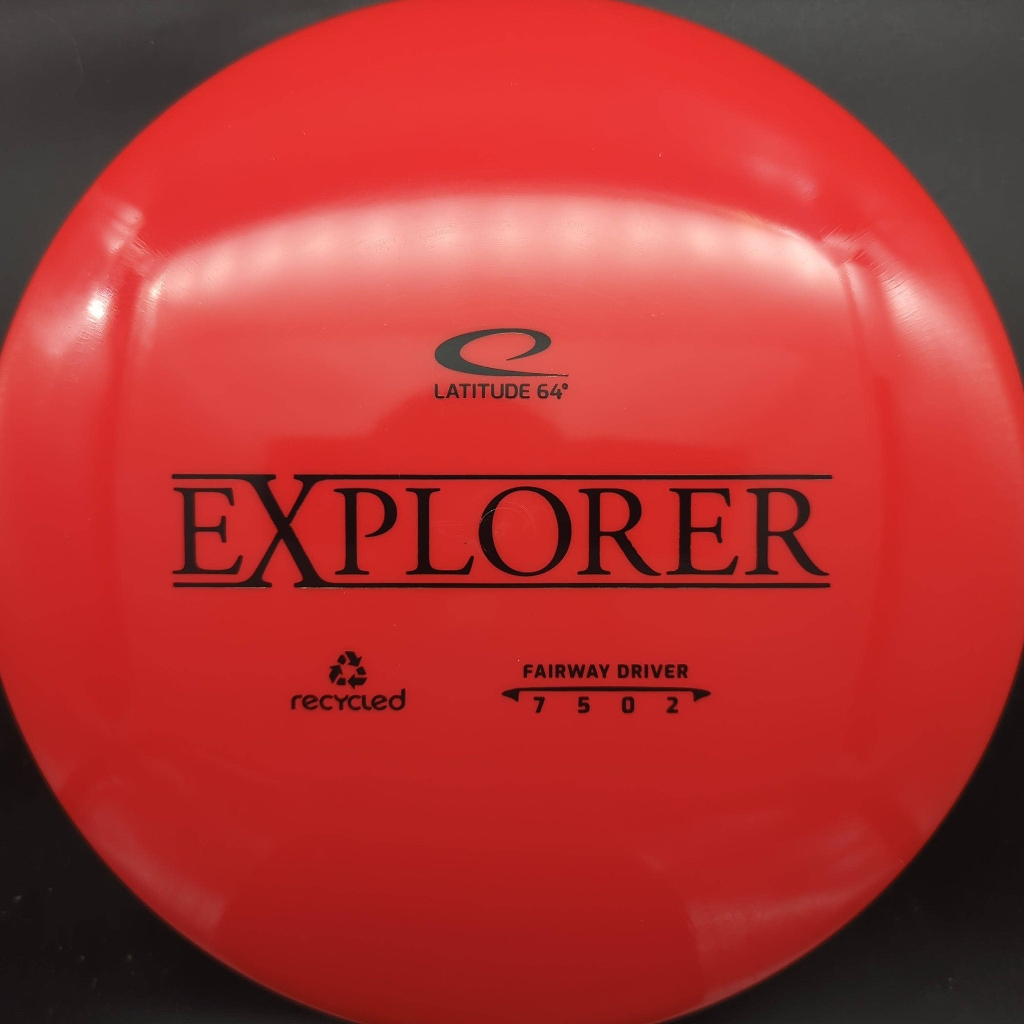 Latitude 64 Fairway Driver Red Black Stamp 174g 2 Explorer, Recycled Plastic