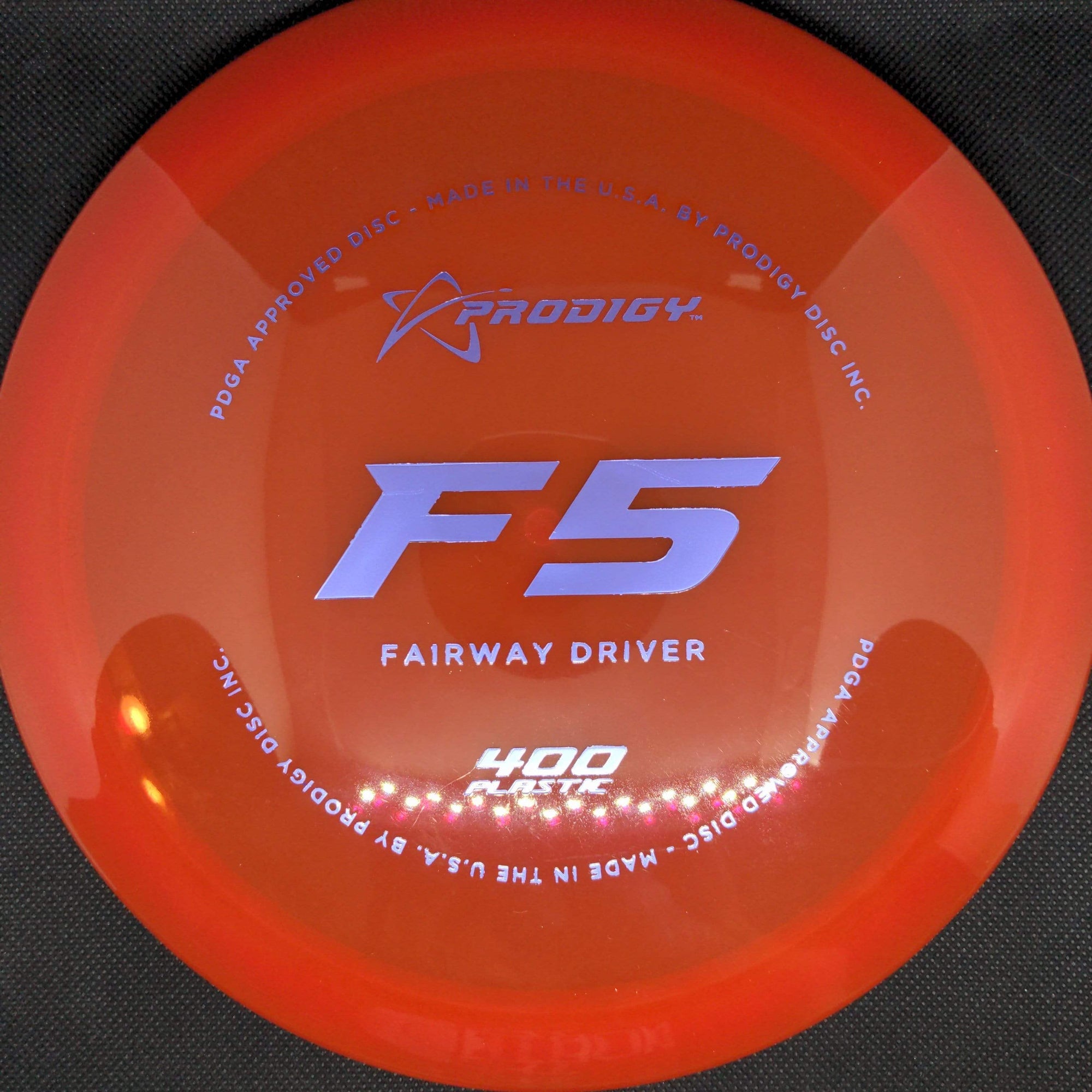 Prodigy Fairway Driver Red Blue/Purple Stamp 175g F5 - 400 plastic