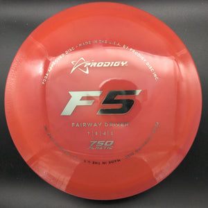 Prodigy Fairway Driver Red Silver Stamp 175g F5, 750 plastic