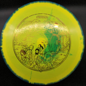 Infinite Discs Fairway Driver Teal/Yellow Gold Stamp 171g Exodus, Halo Plastic, 5-Year Anniversary Edition