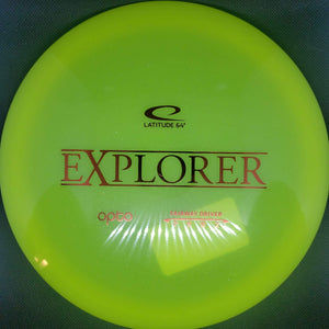 Latitude 64 Fairway Driver Yellow METAL FLAKE, Red Stamp 173g Opto Explorer