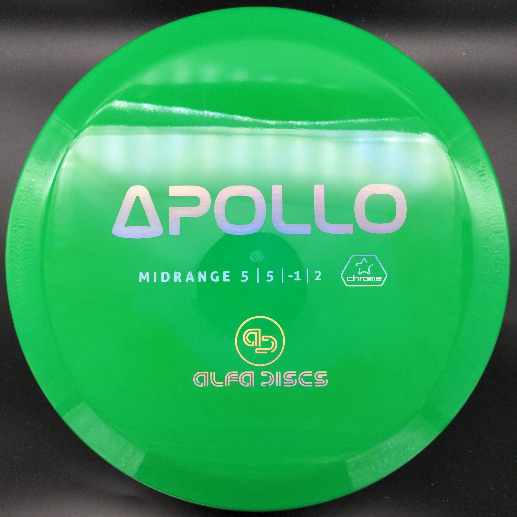 Alfa Discs Mid Range Apollo, Chrome Plastic