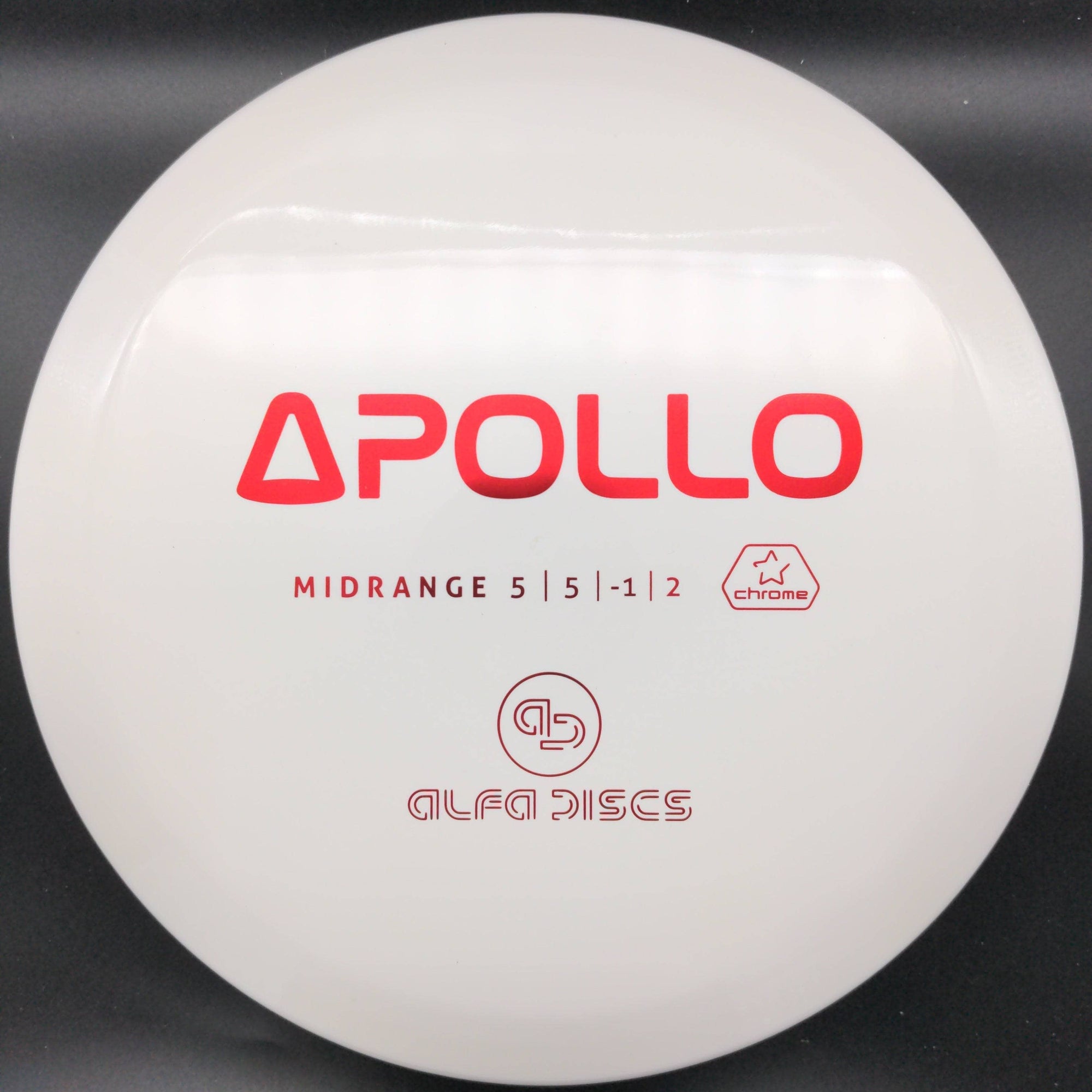 Alfa Discs Mid Range Apollo, Chrome Plastic