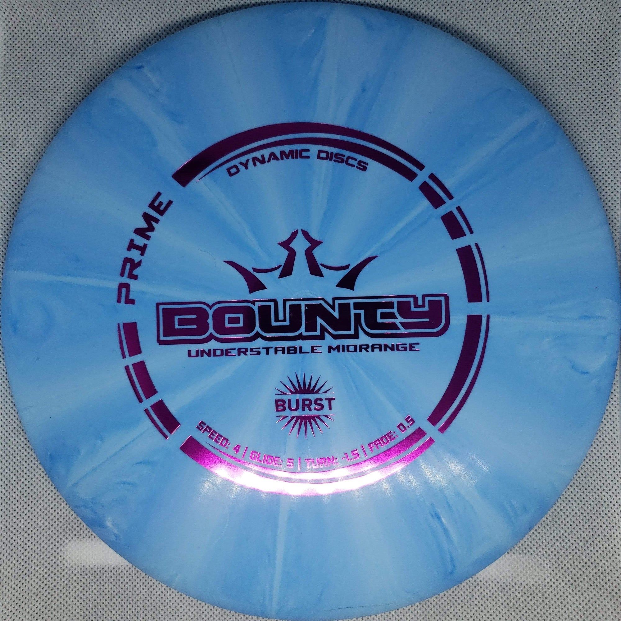 Dynamic Discs Mid Range Blue Purple Stamp 177g Prime Burst Bounty