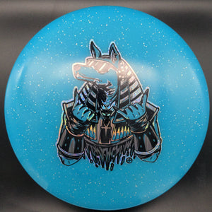 Infinite Discs Mid Range Blue Silver Glitter Stamp 180g (Dome) 4 Anubis, Metal Flake, Glow C-Blend