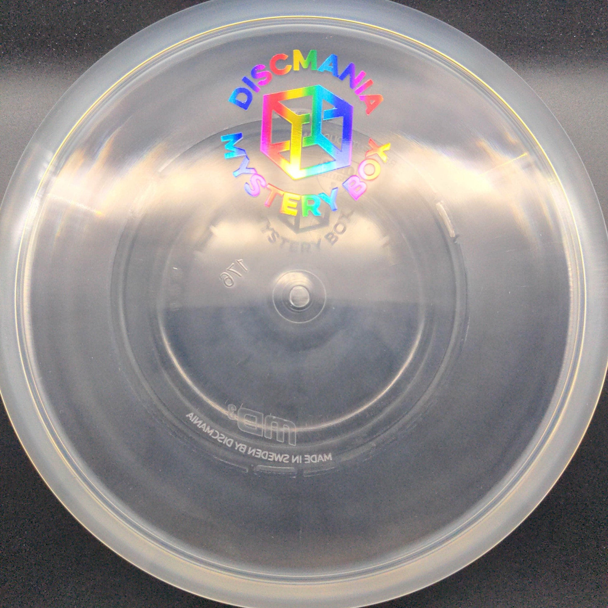 Discmania Mid Range Clear Rainbow Stamp 176g MD3, C-Line, Mystery Box Edition