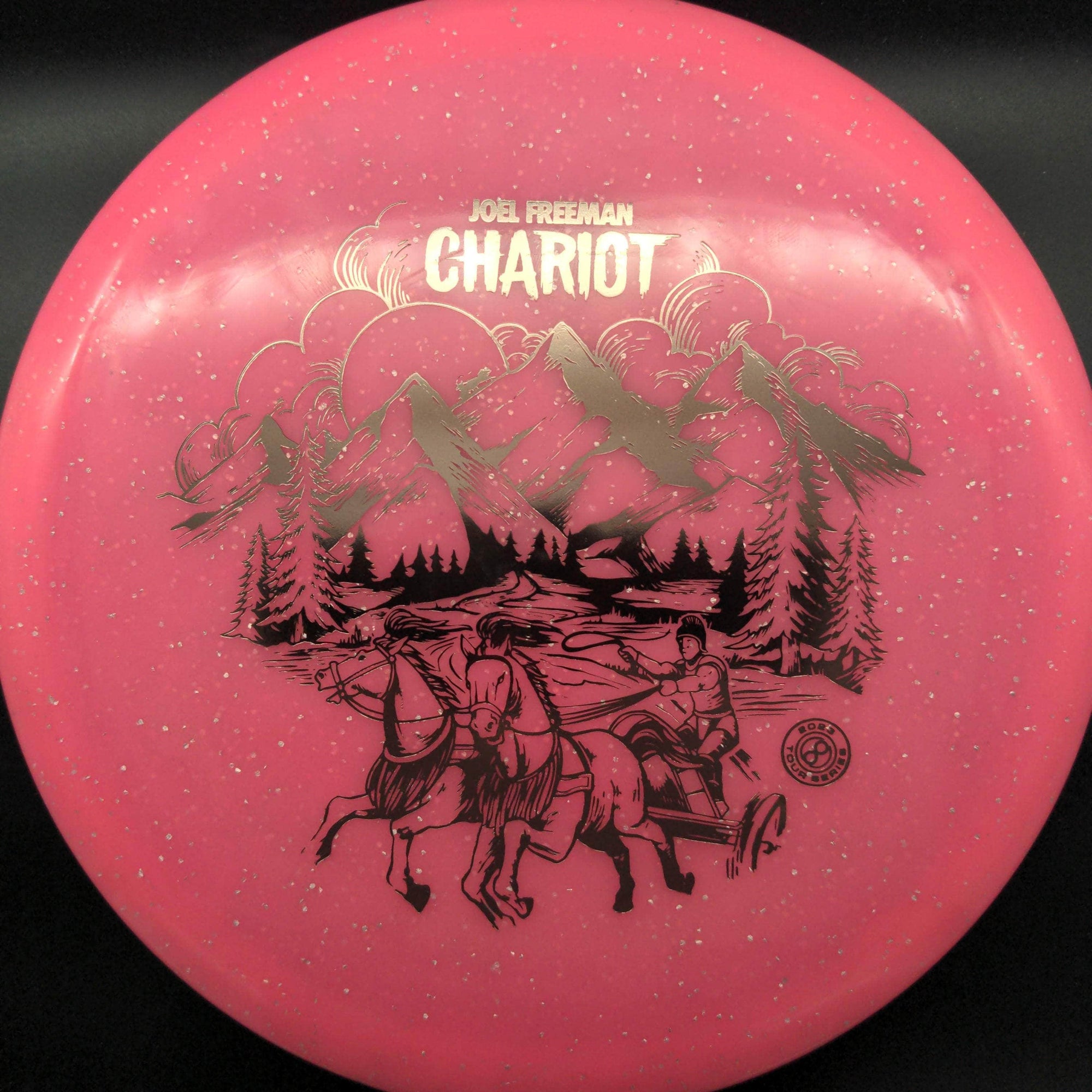 Infinite Discs Mid Range Dark Pink Silver Stamp 180g Chariot, C-Blend Glow, Joel Freeman Tour Series