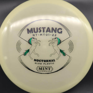 Mint Discs Mid Range Glow Green Stamp 177g Mustang - Nocturnal Plastic