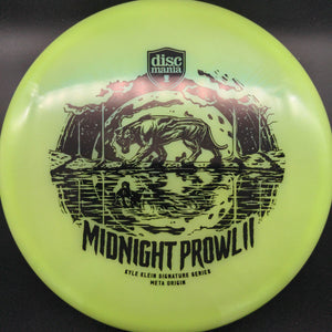 Discmania Mid Range Light Green Black Stamp 174g 2 Midnight Prowl 2, Meta Origin, Kyle Kline