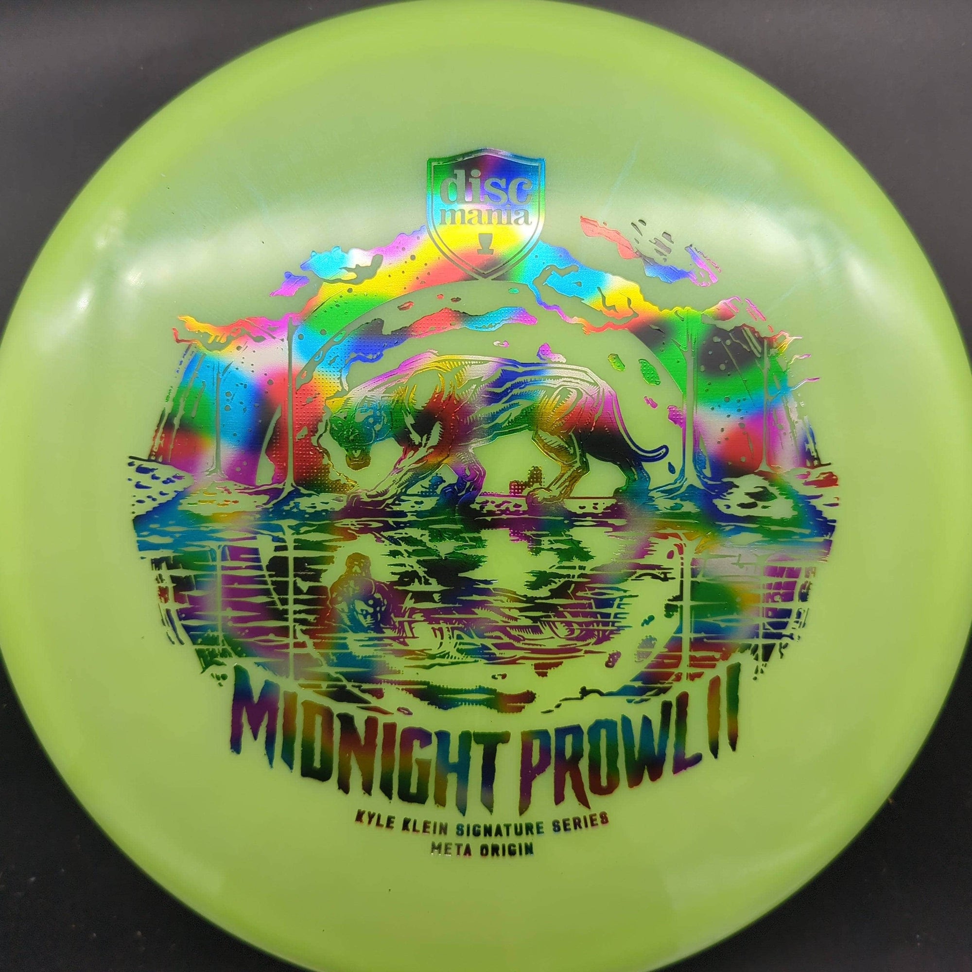 Discmania Mid Range Light Green Jellybean Stamp 177g Midnight Prowl 2, Meta Origin, Kyle Kline