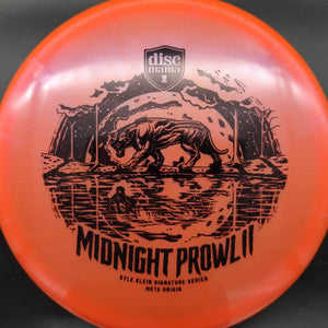 Discmania Mid Range Orange Black Stamp 177g 4 Midnight Prowl 2, Meta Origin, Kyle Kline