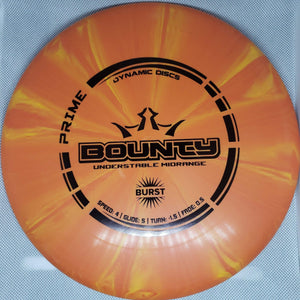 Dynamic Discs Mid Range Orange Black Stamp 177g Prime Burst Bounty